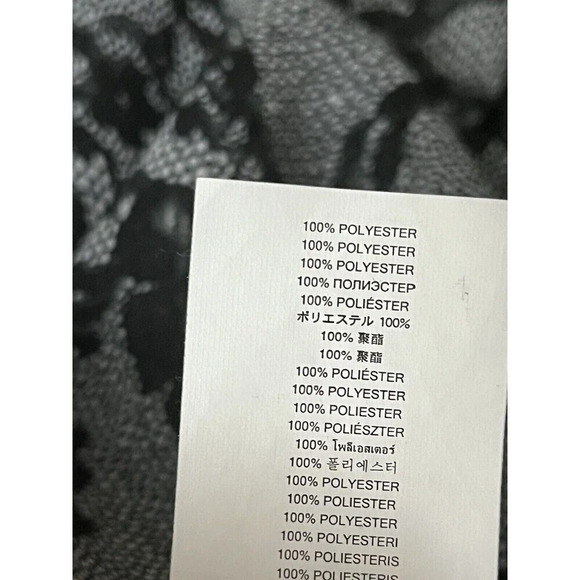 Michael Kors Women's Cold-Shoulder Halter Blouse Small Black/White) Classic - Picture 6 of 9